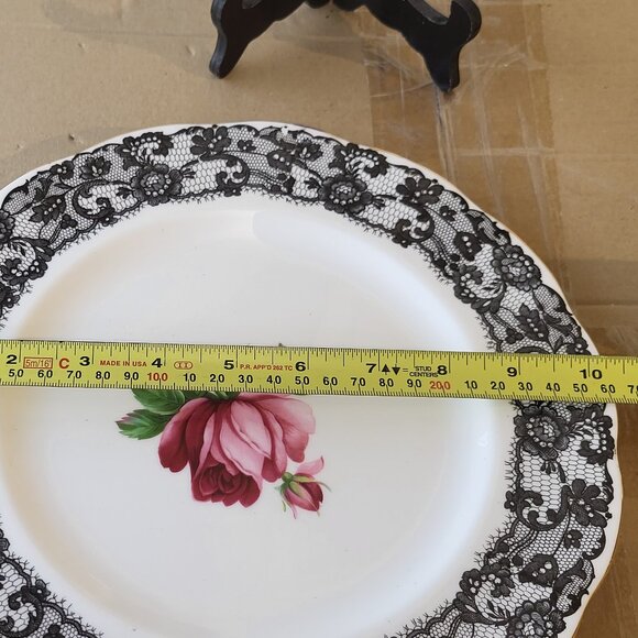 Royal Albert Senorita Pattern 10 1/4" Dinner Plate Rare Vintage 1950 GUC - Picture 9 of 9